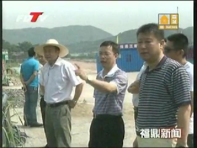 市长程树平到部分城市建设项目现场办公