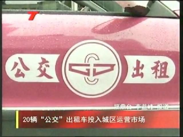 20辆“公交”出租车投入城区运营市场