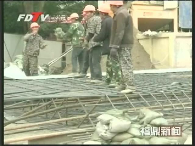 地下人防工程地下连续墙西侧施工春节前完成