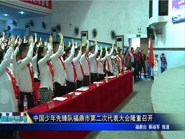 中国少年先锋队福鼎市第二次代表大会隆重召开